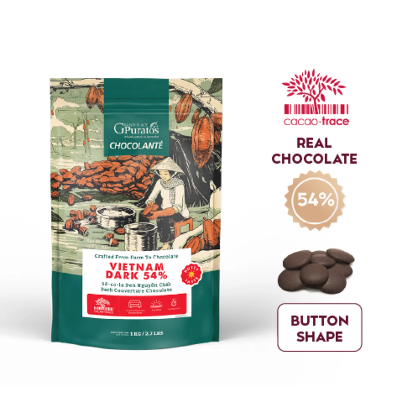 Chocolate CT Chocolante 60Days VN Dark 74% - Puratos Vietnam